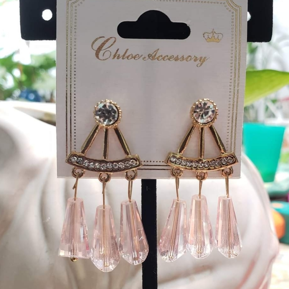Chloe accessories, stud dangling earrings
